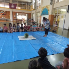 分園すいか割り１